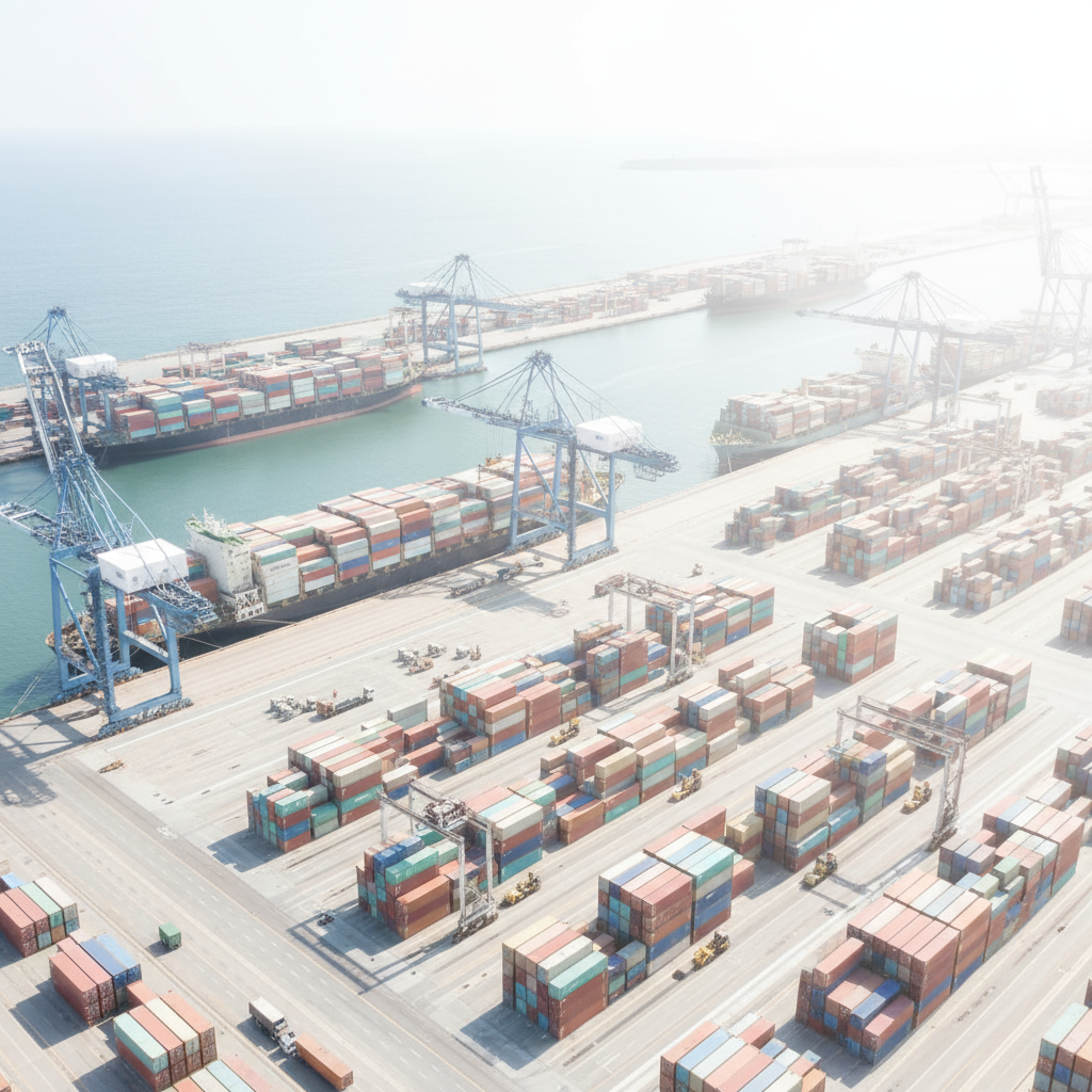 Fornecedores globais - Terminal portuário